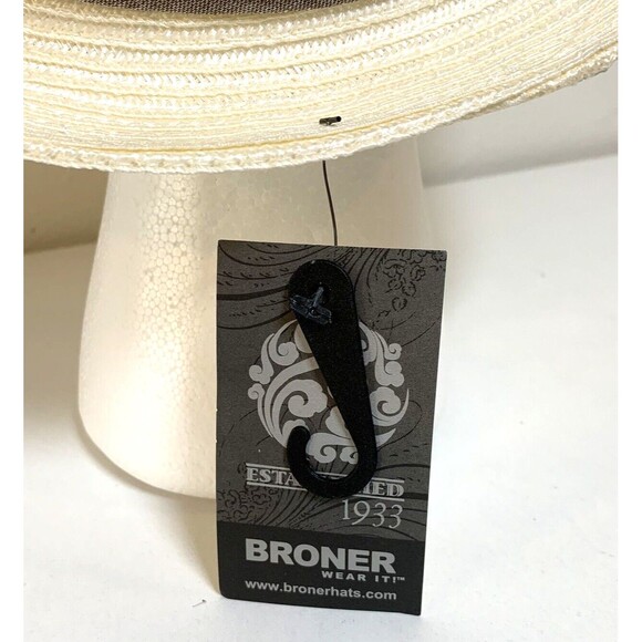 Broner Wear It! Straw Fedora Beige One Size 88-769 Dadcore Grandpa Core NWT - Picture 9 of 9